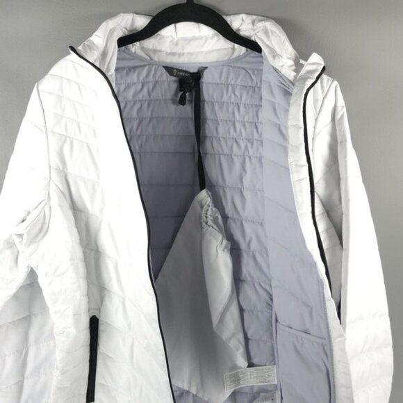 NWT FREE COUNTRY‎ Full Zip White Outside Jacket w/Pockets 513LOF2220 Size M - Picture 4 of 12